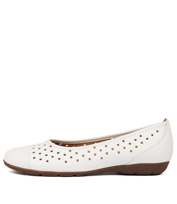 Women GABOR Skylar Weiss Leather