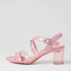 Women DJANGO & JULIETTE Slava Pink Heel Multi Sandals