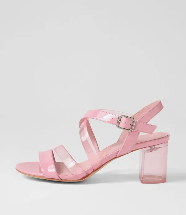 Women DJANGO & JULIETTE Slava Pink Heel Multi Sandals