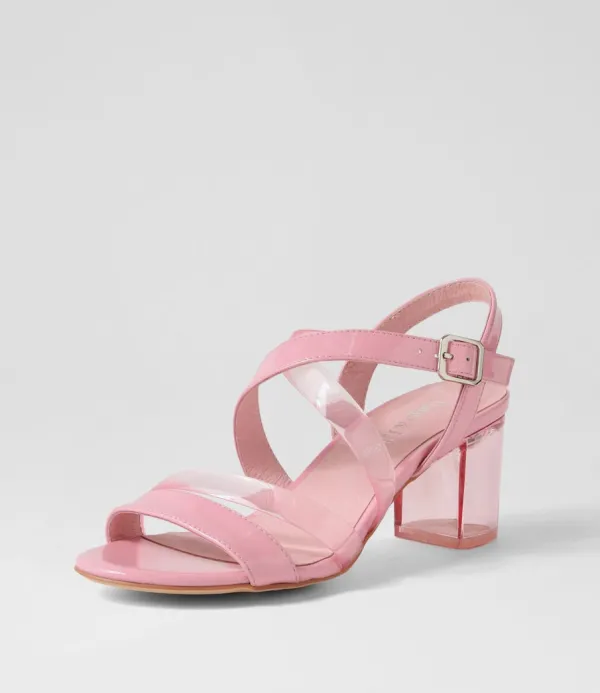 Women DJANGO & JULIETTE Slava Pink Heel Multi Sandals