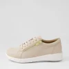 Women ZIERA Solar Xf Almond Leather Sneakers