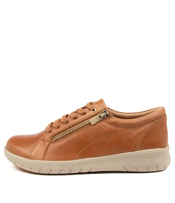 Women ZIERA Solar Xf Tan Leather