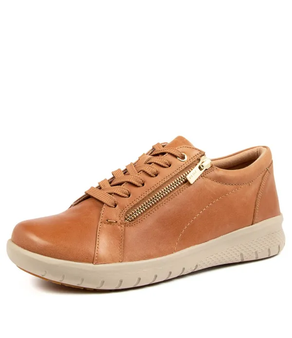 Women ZIERA Solar Xf Tan Leather
