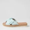 Women DJANGO & JULIETTE Stannis Pale Blue Fabric Espadrilles