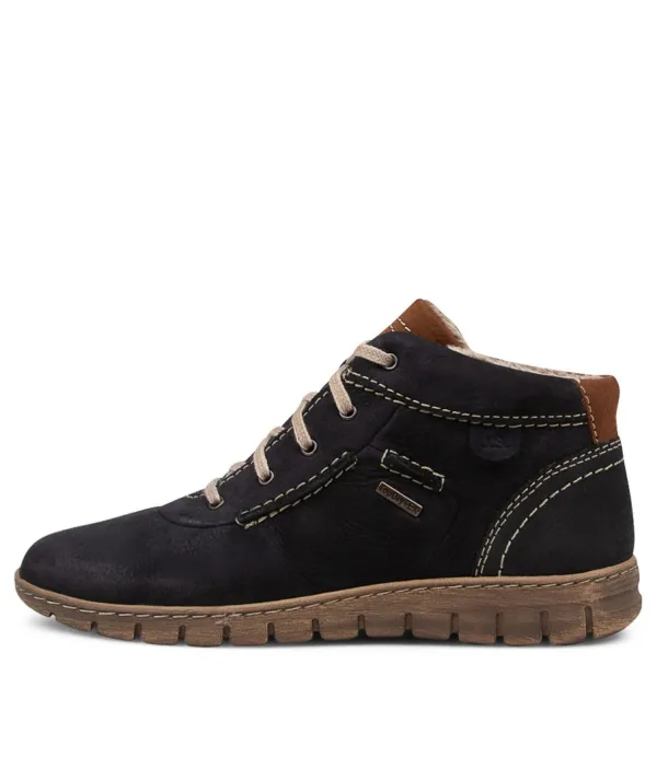 Women JOSEF SEIBEL Steffi 53 Ocean Kombi Leather Ankle Boots