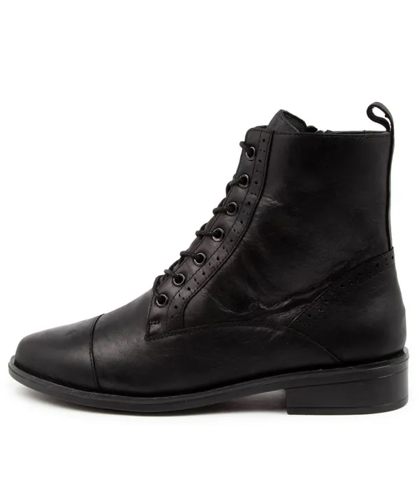 Women ZIERA Storm Xf Black Leather
