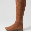 Women DJANGO & JULIETTE Strath Light Choc Suede Knee High Boots