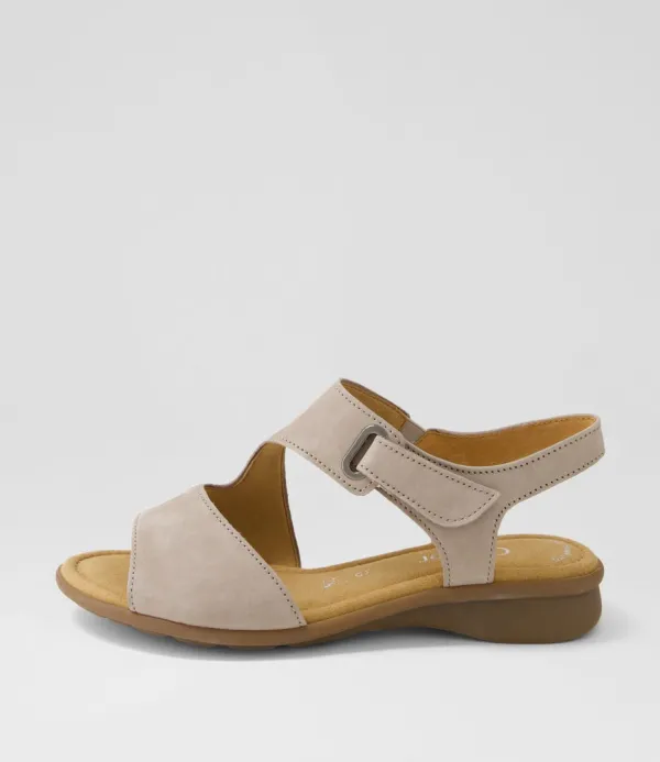 Women GABOR Suraya Leinen Nubuck Sandals
