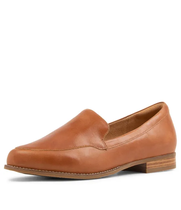 Women ZIERA Taded Xf Tan Leather Loafers