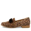 Women ZIERA Talise Xf Leopard Black Suede Loafers
