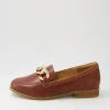 Women ZIERA Tamest Xf Cognac Leather Flat Shoes