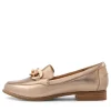 Women ZIERA Tamya Xf Champagne Leather Loafers