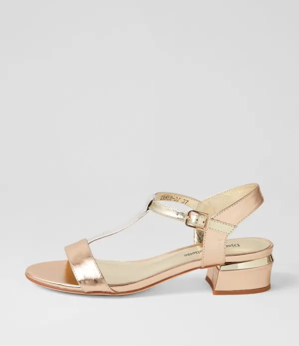 Women DJANGO & JULIETTE Taner Metallic Multi Sandals