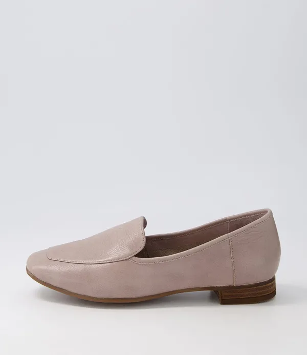 Women DIANA FERRARI Temimie Dk Stone Leather Flat Shoes