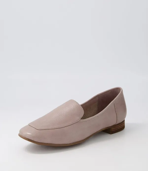 Women DIANA FERRARI Temimie Dk Stone Leather Flat Shoes