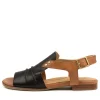 Women ZIERA Teslah W Black-Tan Leathe