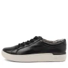 Women ROCKPORT Tf Parissa Lace Black Leather Sneakers