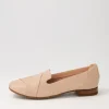 Women DIANA FERRARI Tilony Dark Nude Leather Loafers