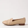 Women DIANA FERRARI Tilony Taupe Leather Loafers