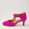 Women ZIERA Timon Xw Fuchsia Suede Heels