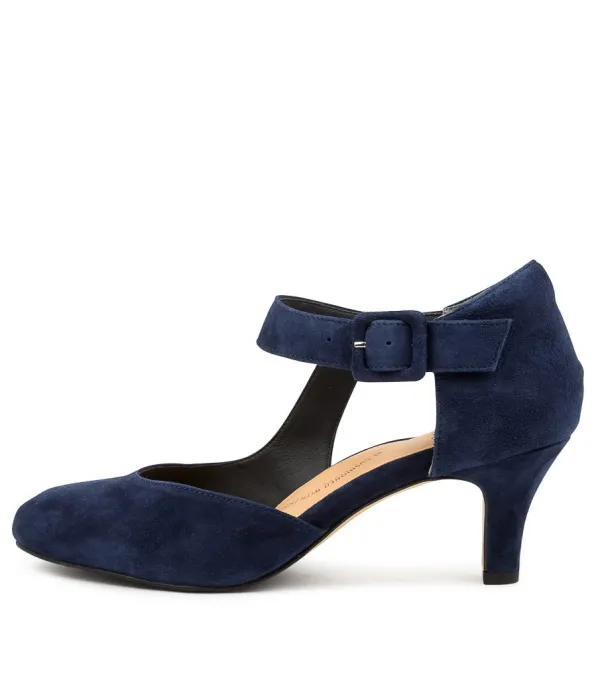 Women ZIERA Timon Xw Navy Suede