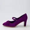 Women DJANGO & JULIETTE Tinar Purple Suede Heels