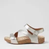 Women JOSEF SEIBEL Tonga 25 Cristal Leather Sandals