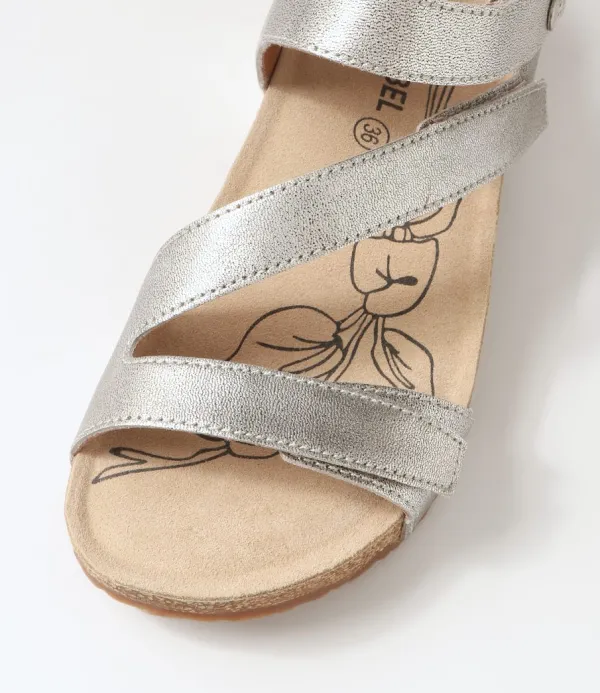 Women JOSEF SEIBEL Tonga 25 Cristal Leather Sandals