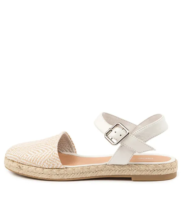 Women DJANGO & JULIETTE Tonja Natural&White Weave