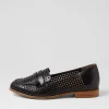 Women ZIERA Toppiey Xf Black Leather Loafers