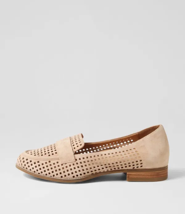 Women ZIERA Toppiey Xf Latte Suede Loafers