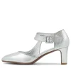 Women DJANGO & JULIETTE Trinities Silver Lizard Pump Heels
