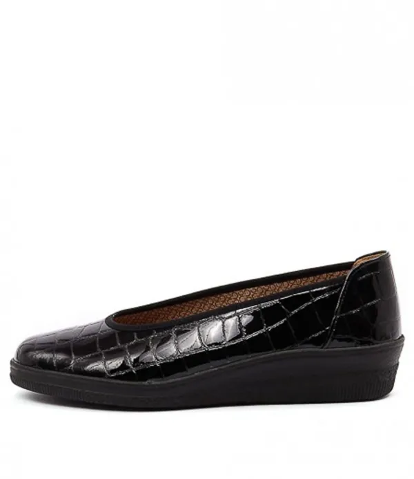 Women GABOR Trista Schwarz Patent Leather