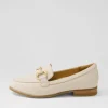 Women ZIERA Tucci Xf Almond Leather Loafers