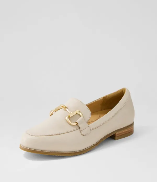Women ZIERA Tucci Xf Almond Leather Loafers