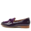 Women ZIERA Tulips Xf Purple Pat-Sde