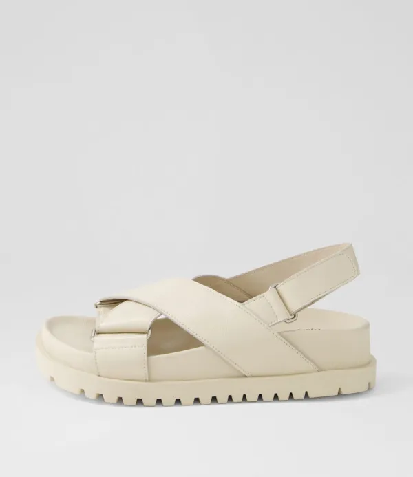 Women DJANGO & JULIETTE Ubari Milk Leather Sandals