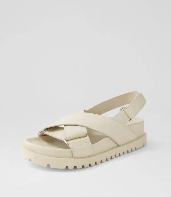 Women DJANGO & JULIETTE Ubari Milk Leather Sandals