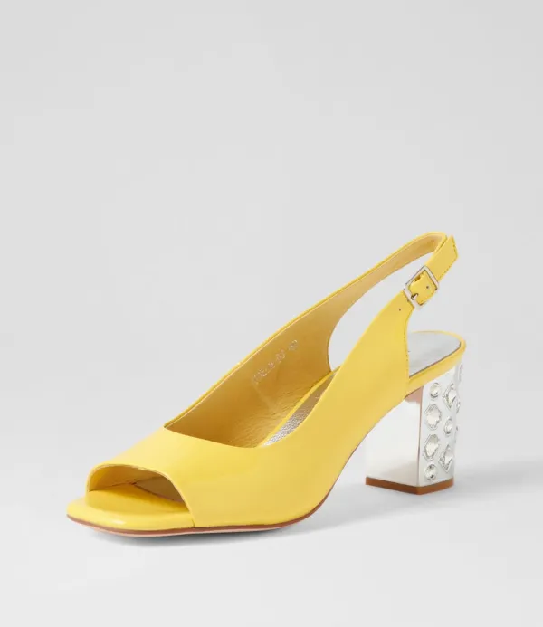 Women DJANGO & JULIETTE Udeem Buttercup Patent Leather Sandals