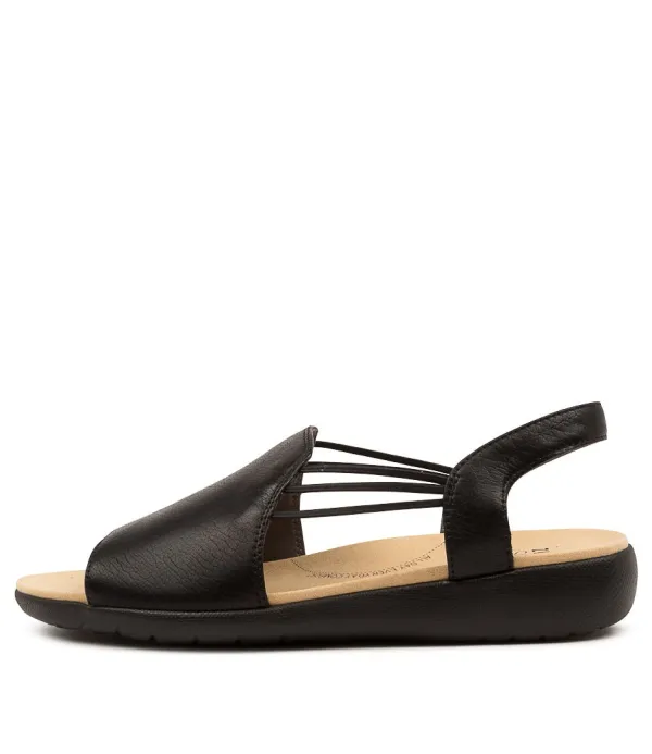 Women ZIERA Udhays W Blk-Blk Lea-Elas