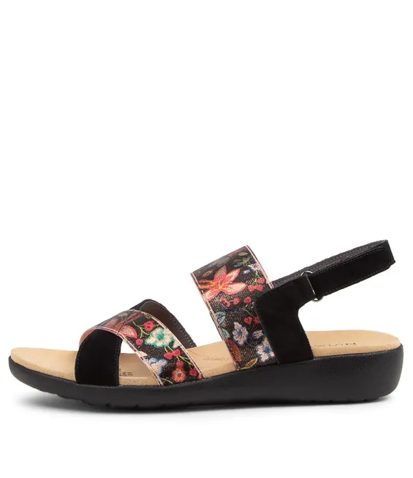 Women ZIERA Udith W Blk Flora Lea-Ela