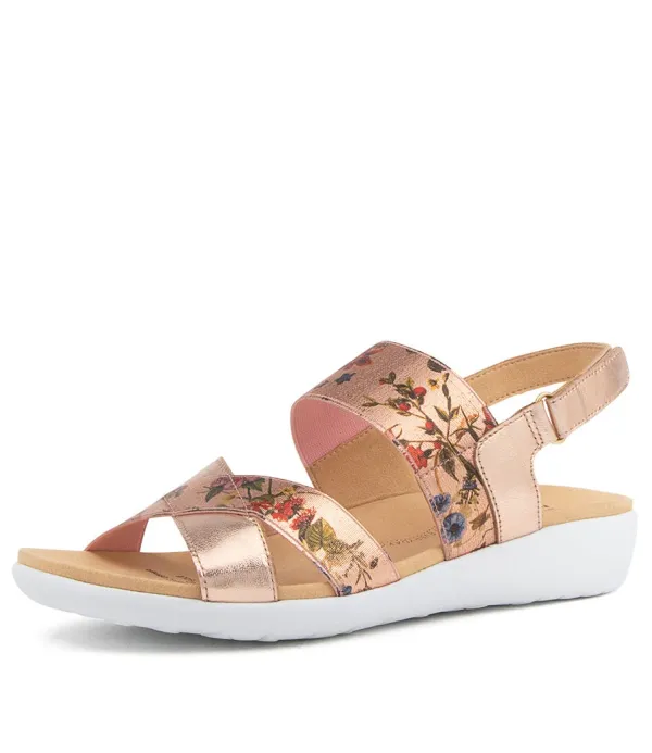 Women ZIERA Udith W Rose Gold Floral