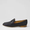 Women DJANGO & JULIETTE Ulani Black Leather Loafers