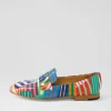 Women DJANGO & JULIETTE Ulani Stripe Multi Patent Leather Loafers