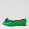 Women DJANGO & JULIETTE Unions Bright Emerald Leather Loafers