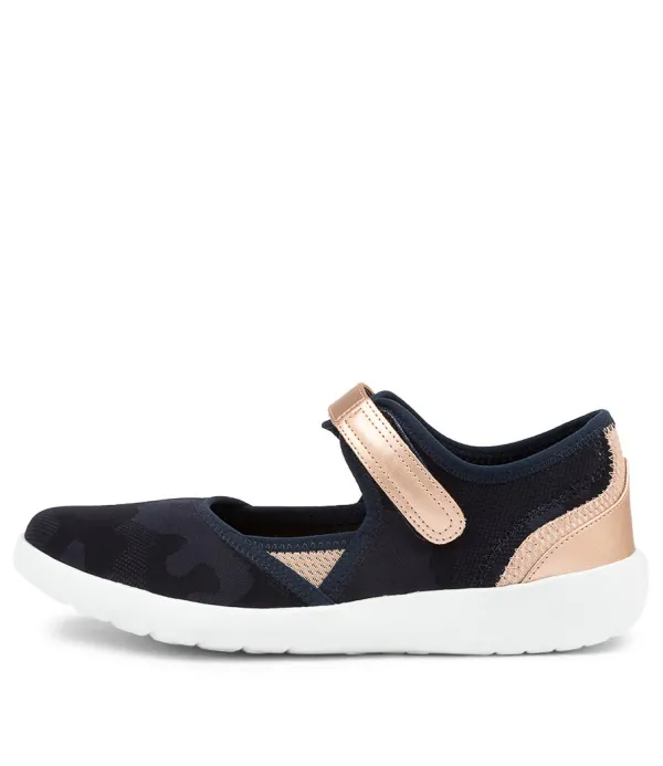 Women ZIERA Ushery Xf Navy-Rose Gold