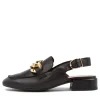 Women DJANGO & JULIETTE Vabor Black Leather Heels