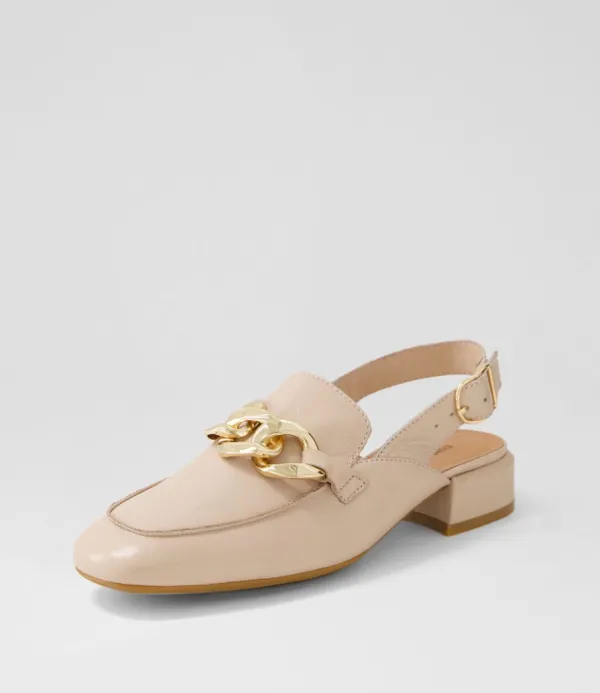 Women DJANGO & JULIETTE Vabor Nude Leather Heels