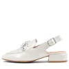 Women DJANGO & JULIETTE Vabor White Powder Leather Heels