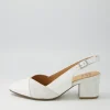 Women ZIERA Vabra Xw White Mix Heels